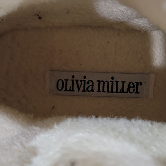 Olivia Miller Brown Faux Fur Ankle Boots Size 9 - Picture 4 of 5